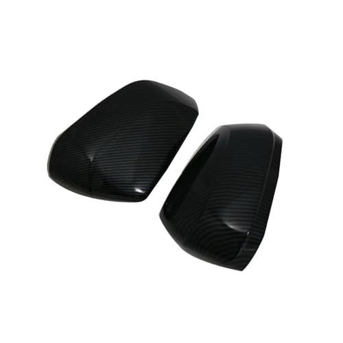 BEUAOCK 2Pcs ABS Carbon Side Flügel Spiegel Abdeckung Rückspiegel Kappe Abdeckung Kompatibel Mit-Audi Q2 2017-2020 Q3 2019-2021 von BEUAOCK