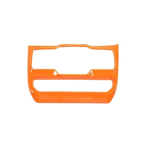 BEUAOCK Kompatibel mit Jeep Wrangler JL, kompatibel mit Gladiator JT 2018 2019 2020 2021 2022 2023 2024, Dekorationsabdeckung for das Autofenster-Bedienfeld(Orange) von BEUAOCK