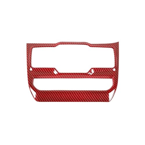 BEUAOCK Kompatibel mit Jeep Wrangler JL, kompatibel mit Gladiator JT 2018 2019 2020 2021 2022 2023 2024, Dekorationsabdeckung for das Autofenster-Bedienfeld(Red Carbon Fiber) von BEUAOCK