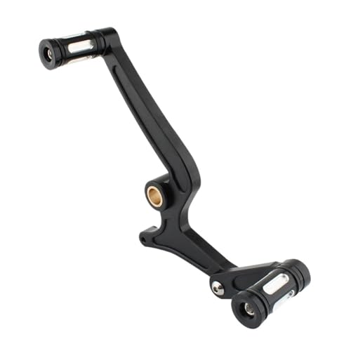 BEUAOCK Motorrad-Schalthebel für Ferse und Zehen, kompatibel mit indischen Pfadfindern Husar Bobber 2015–2022 (Schwarz B) von BEUAOCK