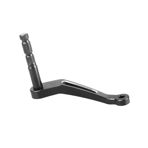 BEUAOCK Motorrad Verlängerter Schaltknauf Schaltstange Hebelarm Kompatibel mit Softail Modelle FLSL FLSB FLFB 2018-2023(Blackweiß) von BEUAOCK