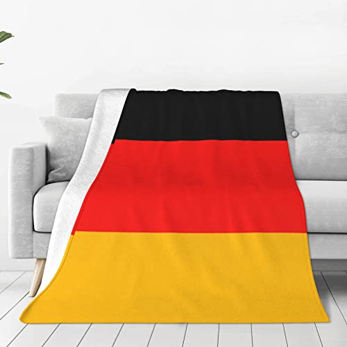 BEULSI Decke mit Deutschland-Flagge, warm, ultraweich, Micro-Fleece-Decke für Bett, Couch, Wohnzimmer, Schlafzimmerdecke von BEULSI