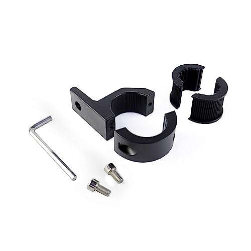 2 stücke Halterung Nebel Driving Licht Scheinwerfer Universal Klemme Halterung 15-30mm Kompatibel Mit Auto Motorrad Nebelscheinwerfer Halter Crash Bar von BEUTEE