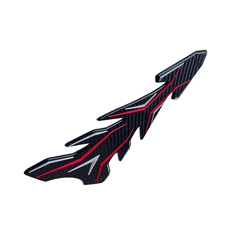BEUTEE Motorrad Tankpad Für Für Vulcan-S 650 Für Vulcans650 VN650 Motorrad Zubehör Kraftstoff Tank Pad Mitte Protector Aufkleber Tank Pads Tankschutz(Rot) von BEUTEE