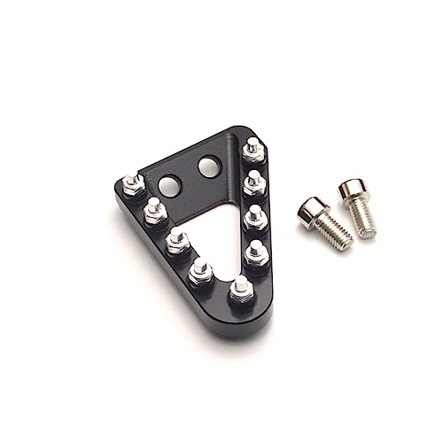 Hinteres Bremspedal Schritt Spitzenplatte Kompatibel mit SX SXF EXC EXCF XCW XCFW XC XCF Kompatibel mit 125 150 250 350 450 2016-2022 2020 (Farbe: Schwarz, Größe: 7) von BEUTEE