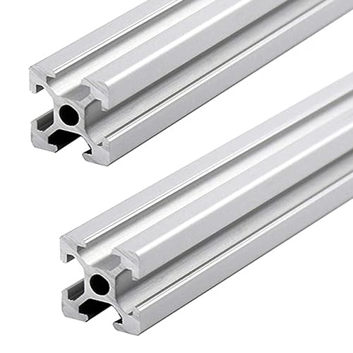 BEVDICNC 2020 200mm Aluminium Extrusion Profil T Typ 2 Stück Silber Europäischer Standard Eloxierte Linearschiene Aluminiumprofilextrusion für DIY 3D-Drucker und CNC-Maschinen von BEVDICNC