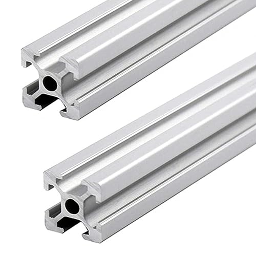 BEVDICNC 2020 300mm Aluminium Extrusion Profil T Typ 2 Stück Silber Europäischer Standard Eloxierte Linearschiene Aluminiumprofilextrusion für DIY 3D-Drucker und CNC-Maschinen von BEVDICNC