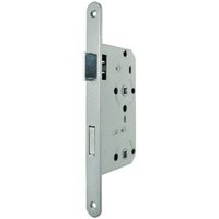 Einsteckschloss Badezellenschloss 55/78/20/8 145x80x14mm rund DIN L von BEVER