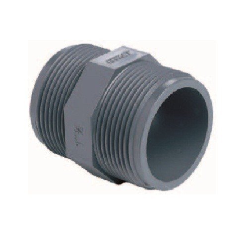 PVC Doppelnippel G 2 1/2 x 2 1/2 Zoll PVC Doppelnippel G 2 1/2 x 2 1/2 Zoll von BEVO