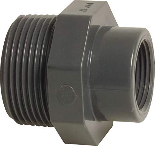 PVC Reduzierstück G 1 1/2 x 1 Zoll von BEVO