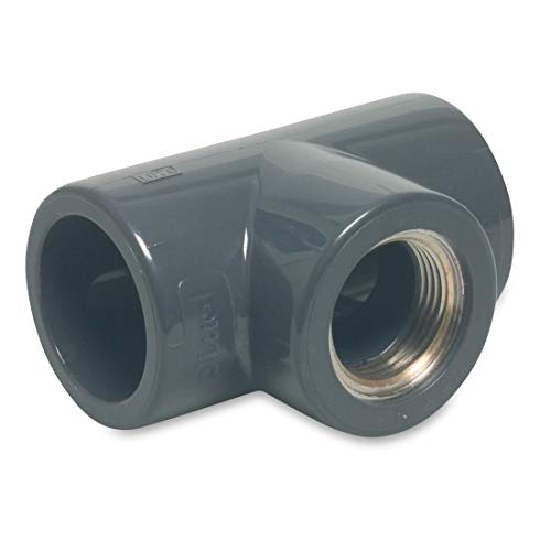 PVC T-Stück 90° reduziert d 25 x 1/2 mm von BEVO