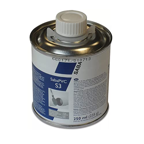 Saba PVC lijm 0,25ltr met kwast KIWA type Saba PVC S3 von BEVO