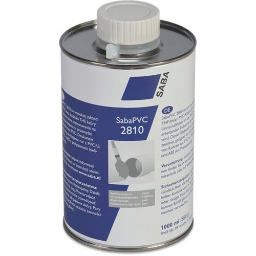 Saba PVC-lijm 0,25ltr met kwast type Saba PVC 2810 von BEVO