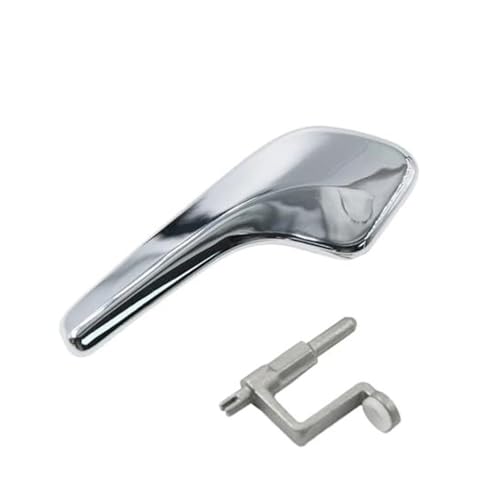 Auto Innengriffabdeckung Ersatz-Innentürgriff Aus Aluminiumbeschichtetem Kunststoff Aus Rostfreiem Edelstahl Für Corsa D 2006–2014, Linke Und Rechte Türen, 13297814, 13297813(‎Left 13297813) von BEYEPZNZCK