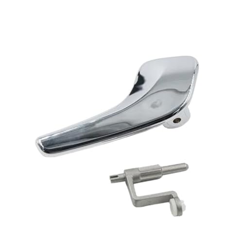 Auto Innengriffabdeckung Ersatz-Innentürgriff Aus Aluminiumbeschichtetem Kunststoff Aus Rostfreiem Edelstahl Für Corsa D 2006–2014, Linke Und Rechte Türen, 13297814, 13297813(‎Right 13297814) von BEYEPZNZCK