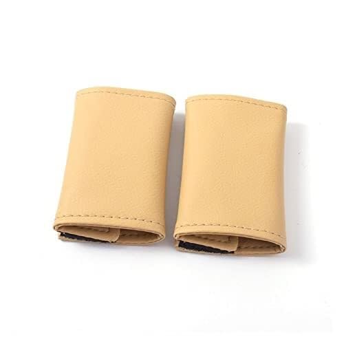BEYEPZNZCK Auto Innengriffabdeckung 2PCS Auto Innen Tür Griff PU Abdeckung Schutzhülle Styling Zubehör(‎K) von BEYEPZNZCK