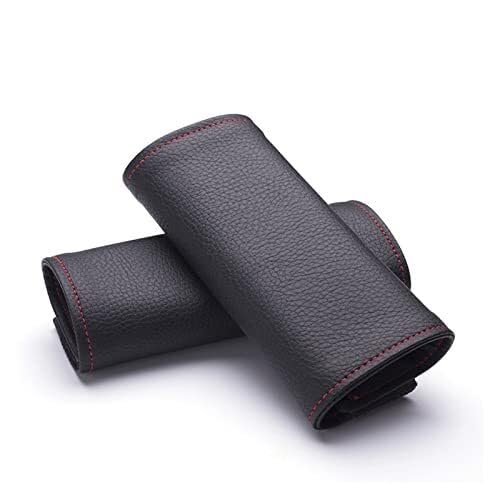 BEYEPZNZCK Auto Innengriffabdeckung 2PCS Auto Innen Tür Griff PU Abdeckung Schutzhülle Styling Zubehör(‎Z) von BEYEPZNZCK