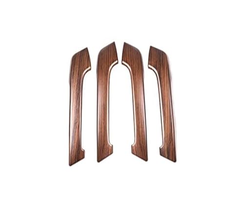 BEYEPZNZCK Auto Innengriffabdeckung 4PS Schwarz Holz Auto Innen Tür Griff Armlehne Pull Trim Abdeckung Für Toyota Land Für Cruiser Prado FJ150 2010-2018(‎2) von BEYEPZNZCK
