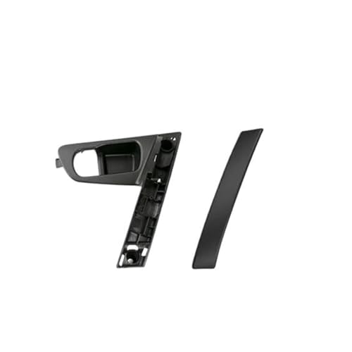 BEYEPZNZCK Auto Innengriffabdeckung Auto Innen Tür Griffe Für Nissan Für J10 80945-JE50A 80944-JE50A Silber ABS Abdeckung Basis von BEYEPZNZCK