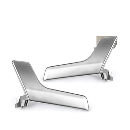 BEYEPZNZCK Auto Innengriffabdeckung Auto-Innentür-Zuziehgriff, Mattsilber, Für Benz Für W204 C-Klasse C180 C200 C300 GLK X204 2008–2015(‎Front 1 Pair) von BEYEPZNZCK