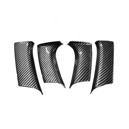 BEYEPZNZCK Auto Innengriffabdeckung Für Buick Für Regal 2009-2016 Und Für Insignia MK1 ABS Carbon Textur Autotür-Fensterschalter-Bedienfeld Und Türgriffabdeckung von BEYEPZNZCK