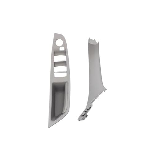 BEYEPZNZCK Auto Innengriffabdeckung Für F10 F11 F18 520 523 525 528 Auto Innen Passagier Tür Panel Griff Pull Trim Abdeckung Innen(‎Lhd Gray 2pcs) von BEYEPZNZCK