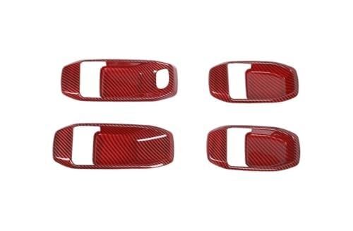 BEYEPZNZCK Auto Innengriffabdeckung Für Jeep Für Wrangler JL & Für Gladiator JT 2018-2023 Auto Innen Tür Griff Schüssel Aufkleber Dekoration Abdeckung Trim von BEYEPZNZCK