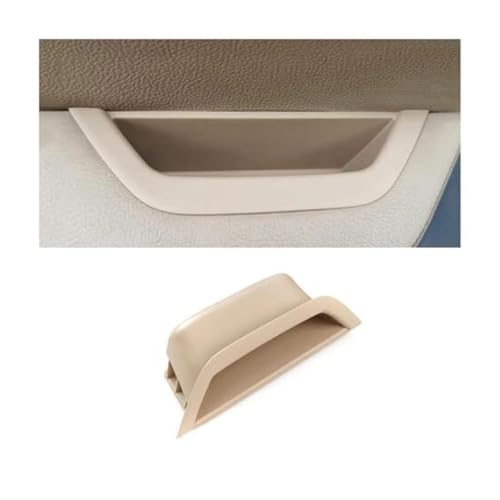 BEYEPZNZCK Auto Innengriffabdeckung Für X3 X4 F25 F26 2010-2016 Innentürgriffverkleidung Pull Cover Carbon Textur/Schwarz LHD/RHD(Driver Side Beige) von BEYEPZNZCK