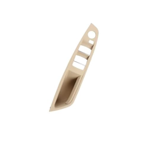 BEYEPZNZCK Auto Innengriffabdeckung Innengriff Der Vordertür, Knopfschalterrahmen Und Aufbewahrungsbox Für Die Innentürverkleidung Von Für 5 Series F10 F11 F18 525 530(‎Lhd Beige) von BEYEPZNZCK