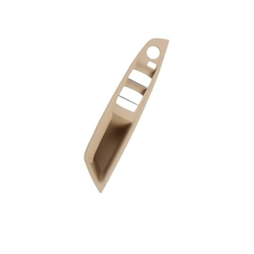 BEYEPZNZCK Auto Innengriffabdeckung Innengriff Der Vordertür, Knopfschalterrahmen Und Aufbewahrungsbox Für Die Innentürverkleidung Von Für 5 Series F10 F11 F18 525 530(‎Rhd Beige) von BEYEPZNZCK