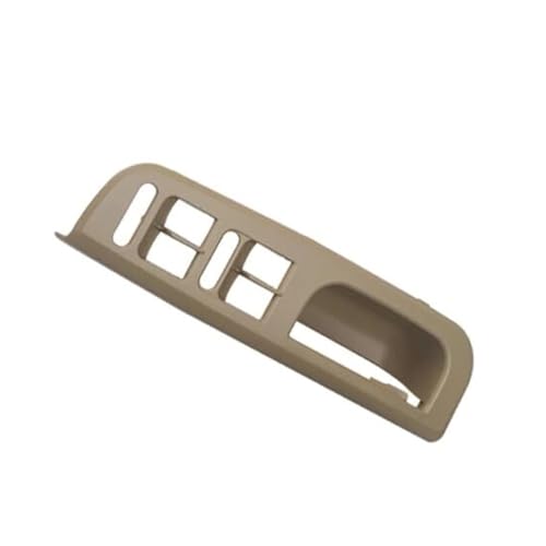 BEYEPZNZCK Auto Innengriffabdeckung Innentürgriff Und Magnet-Innenverkleidung Für Vw Für Passat B5, Für Golf 4/Mk4, Für Jetta, Für Bora Mit Blende Des Fensterschalter-Bedienfelds(Beige right) von BEYEPZNZCK
