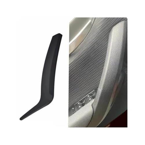 BEYEPZNZCK Auto Innengriffabdeckung Innentürgriffsatz Für X1 E84 2010-2016 Autoinnenraum Armlehnenverkleidung Pull Trim Cover(Black Left) von BEYEPZNZCK