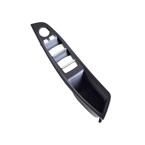 BEYEPZNZCK Auto Innengriffabdeckung Knopfschalter Für 5er F10/F11/F18 Rahmen-Stauraumtür-Innengriff Und Fenster, Linke Vordertür-Innenverkleidung, Fahrersitz(‎Black-panel) von BEYEPZNZCK