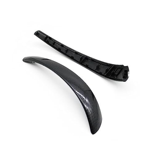 BEYEPZNZCK Auto Innengriffabdeckung Türgriffe Für 1er E81-E88 2006-2012 Autoinnenraum Links Und Rechts Zuggriffabdeckung Verkleidung(‎Carbon Fiber Set) von BEYEPZNZCK