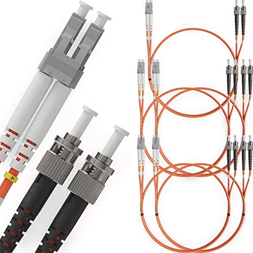 BEYONDTECH LWL Patchkabel LC ST OM2 - Glasfaser Multimode Duplex (4 Meter) UPC/UPC - 50/125 (LSZH) von BEYONDTECH