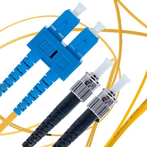 BEYONDTECH LWL Patchkabel SC ST OS2 - Glasfaser Singlemode Duplex (1 Meter) UPC/UPC - 9/125 (LSZH) von BEYONDTECH