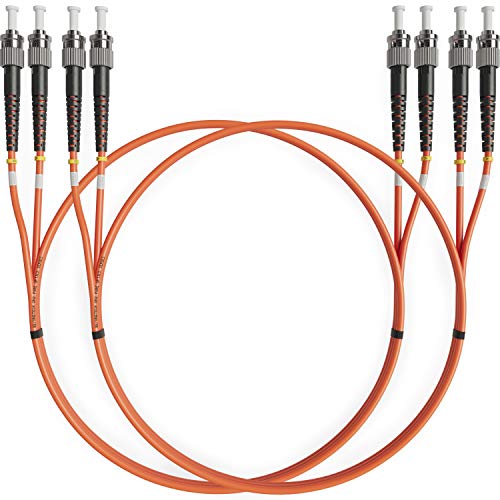 BEYONDTECH LWL Patchkabel ST ST OM2 - Glasfaser Multimode Duplex (1 Meter) UPC/UPC - 50/125 (LSZH) von BEYONDTECH