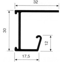 Bezault Sas - Profil für Hängeregistratur unter Fachboden 1322A bezault - L.4 Meter - 0534716 von BEZAULT