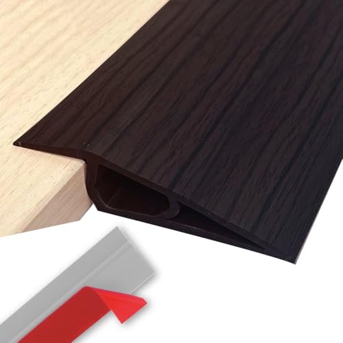 Bodenübergangsleiste, 39 Zoll selbstklebende Schwelle, Gummiteppich, zuschneidbare Rampe for Türabdeckung, Höhe 15 mm, 20(Dark Curry,H 15mm) von BEZEOVDWJ