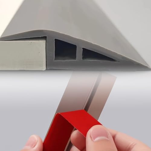 Bodenübergangsleiste, Teppich 1 m, selbstklebende Schwelle, PVC-Reduzierabdeckung for Türhöhe 7–10 mm(Gray) von BEZEOVDWJ