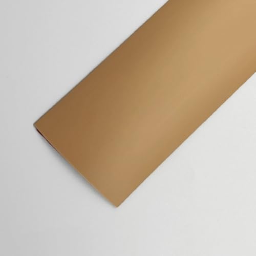 Bodenübergangsleiste, flache Trennwand, 100 cm selbstklebender Teppich, zuschneidbare PVC-Kantenleiste, einfache Installation(Brown,W 40mm) von BEZEOVDWJ