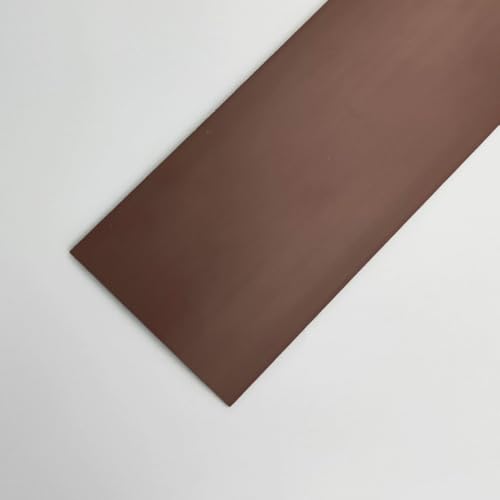 Bodenübergangsleiste, flache Trennwand, 100 cm selbstklebender Teppich, zuschneidbare PVC-Kantenleiste, einfache Installation(Curry,W 40mm) von BEZEOVDWJ