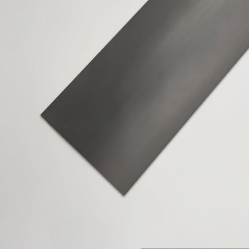 Bodenübergangsleiste, flache Trennwand, 100 cm selbstklebender Teppich, zuschneidbare PVC-Kantenleiste, einfache Installation(Gray,W 76mm) von BEZEOVDWJ