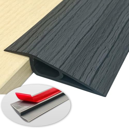 Bodenübergangsstreifen, Gummischwelle, 39-Zoll-Teppich, selbstklebende Abdeckung for Rampenhöhe 15 mm 20(Dark Gray,H 20mm) von BEZEOVDWJ