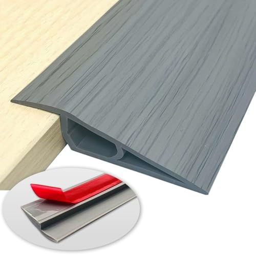 Bodenübergangsstreifen, Gummischwelle, 39-Zoll-Teppich, selbstklebende Abdeckung for Rampenhöhe 15 mm 20(Gray,H 15mm) von BEZEOVDWJ