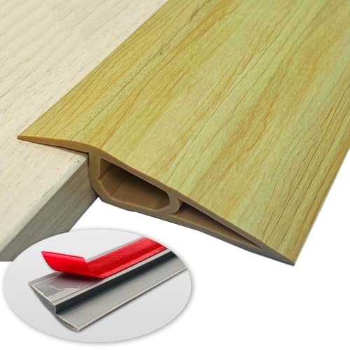 Bodenübergangsstreifen, Gummischwelle, 39-Zoll-Teppich, selbstklebende Abdeckung for Rampenhöhe 15 mm 20(Yellow,H 15mm) von BEZEOVDWJ