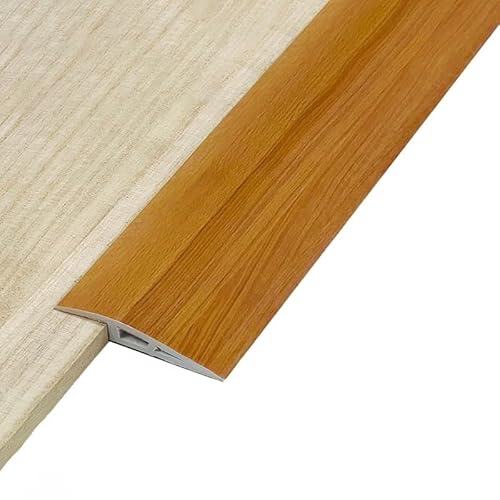 Bodenübergangsstreifen, PVC-Schwellenreduzierer, selbstklebende Schwelle for Teppich/Schwellen/Fliesen, Höhe weniger als 10 mm(Brown,H15mm) von BEZEOVDWJ