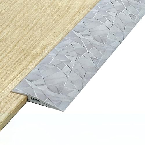 Bodenübergangsstreifen, PVC-Schwellenreduzierer, selbstklebende Schwelle for Teppich/Schwellen/Fliesen, Höhe weniger als 10 mm(Gray,H15mm) von BEZEOVDWJ