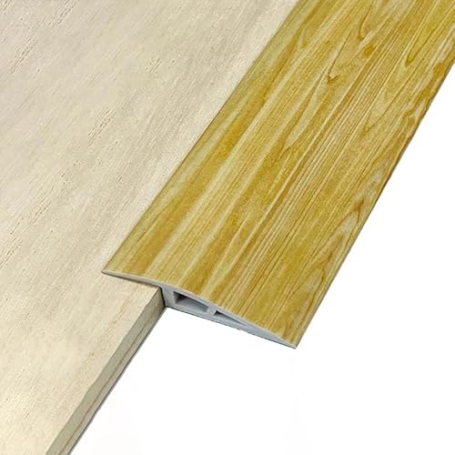 Bodenübergangsstreifen, PVC-Schwellenreduzierer, selbstklebende Schwelle for Teppich/Schwellen/Fliesen, Höhe weniger als 10 mm(Yellow,H15mm) von BEZEOVDWJ