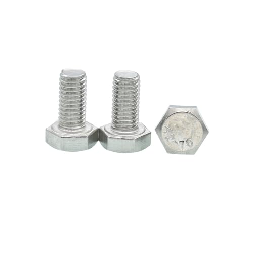 Bolzen, 5–20 Stück M4 M5 M6 M8 Sechskantschrauben aus Edelstahl, Außensechskantschrauben DIN933 for den Radbau elektrischer Maschinenausrüstung(M4 14mm(20pcs)) von BEZEOVDWJ